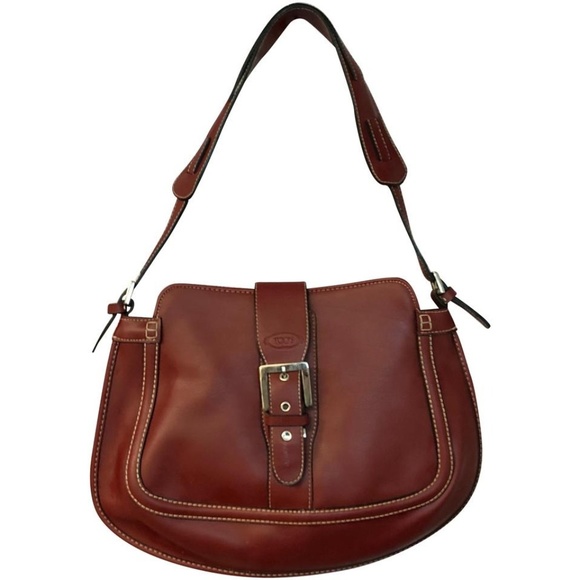 tod's leather shoulder bag